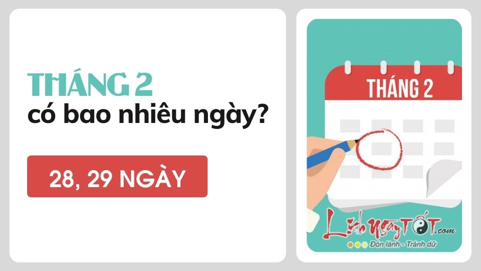 Thang 2 co bao nhieu ngay?