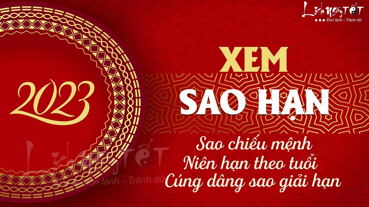 Xem sao han nam 2023