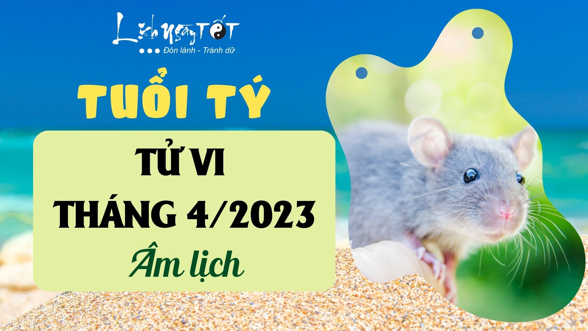 Tu vi thang 4/2023 tuoi Ty am lich