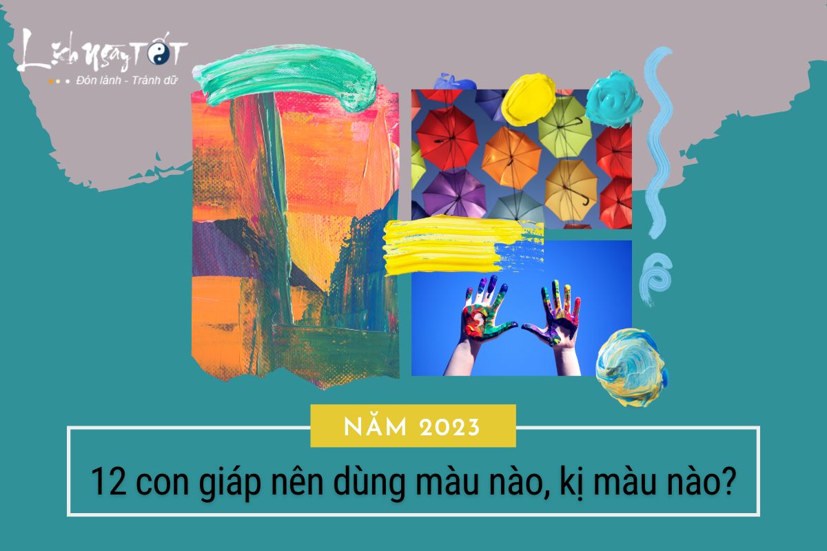 Mau sac may man 2023 cua 12 con giap