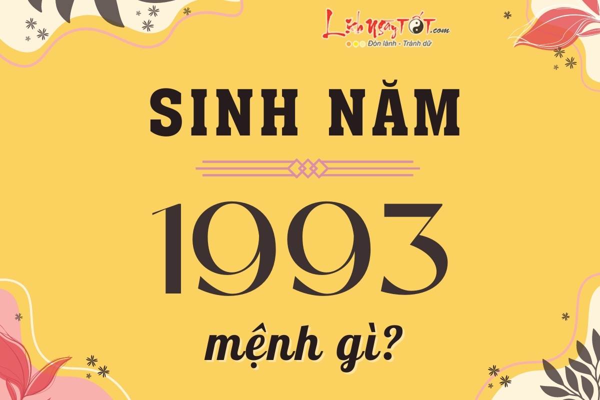 Sinh nam 1993 menh gi