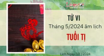 Tin vui mới sắp đến trong tháng 5/2024 cho người tuổi Tị theo lịch Âm