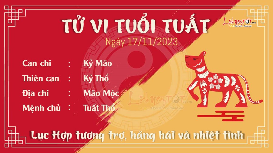 Tu vi hang ngay 17/11/2023 cua 12 con giap - Tuoi Tuat