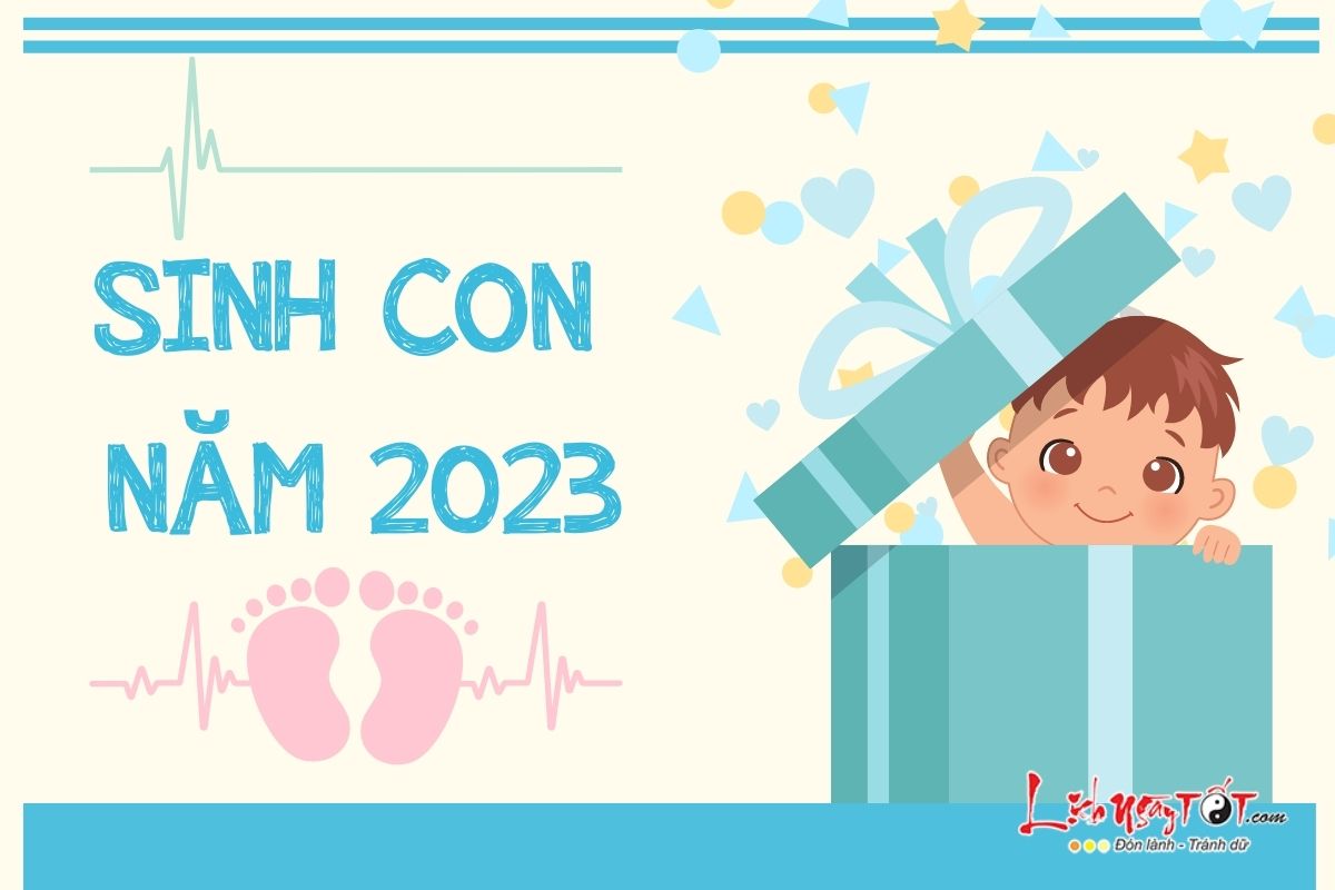 Sinh con nam 2023