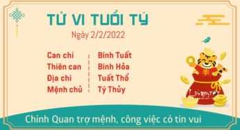 , ai gặp may mắnTử vi ngày 2/2/2022 cho 12 con giáp: Ai sẽ có một Mùng 2 Tết đầy niềm vui và may mắn?