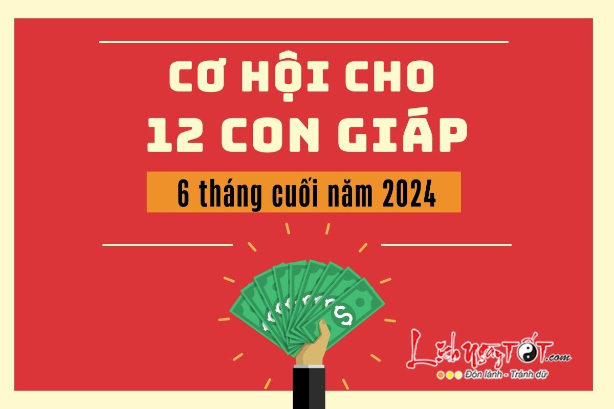 Co hoi cho 12 con giap 6 thang cuoi nam 2024