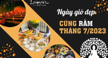 tháng 7 năm 2023: Ngày nào là lựa chọn tốt nhất để cúng Rằm tháng 7 năm 2023?