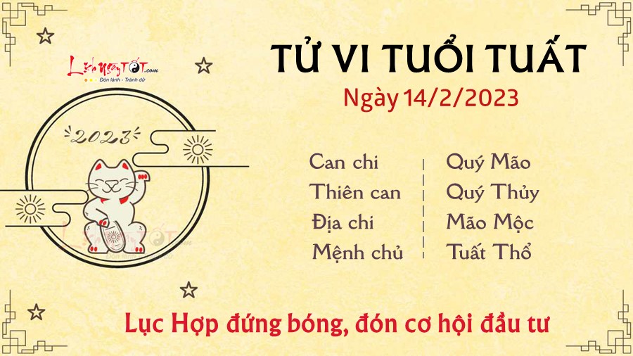 Tu vi hang ngay 14/2/2023 - Tuoi Tuat