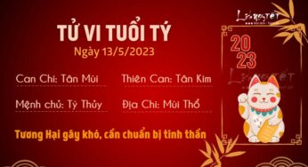 Tử vi hàng ngày 13/5/2023 của 12 con giáp: Ngày thứ 7 đầy năng lượng
