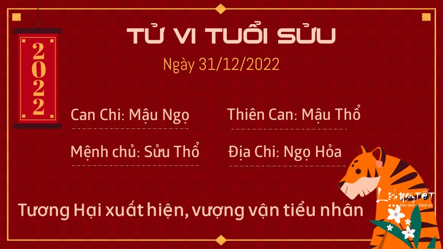 Tu vi hang ngay 31/12/2022 cua 12 con giap - Suu