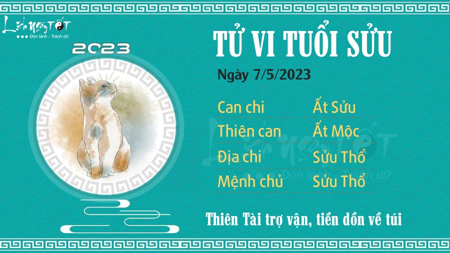 Tu vi hang ngay 7/5/2023 tuoi Suu