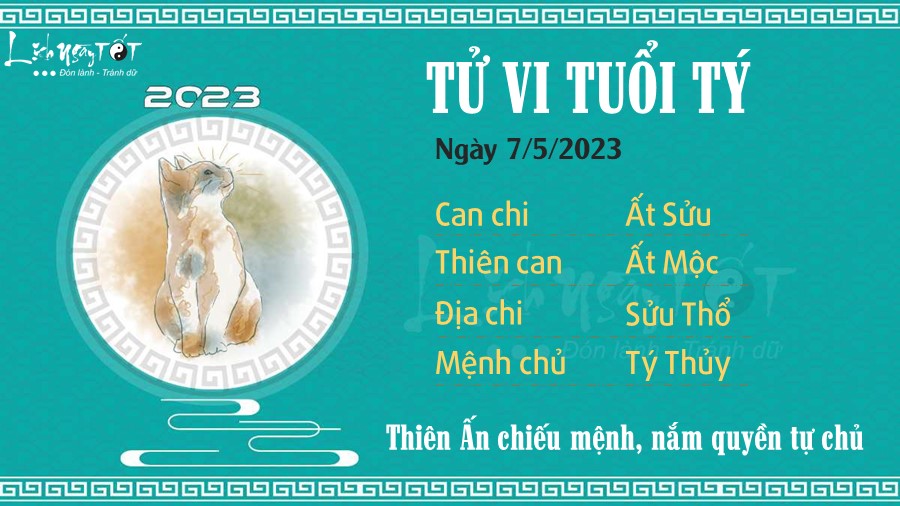 Tu vi hang ngay 7/5/2023 tuoi Ty