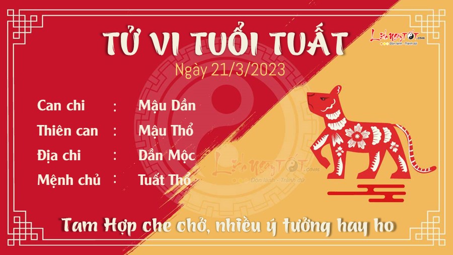 Tu vi hang ngay 21/3/2023 cua 12 con giap - Tuat