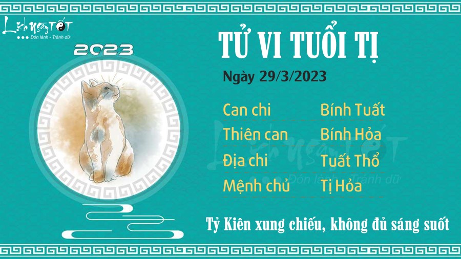 Tu vi hang ngay 29/3/2023 - Tuoi Ti