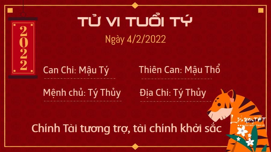 Tu vi ngay 4/2/2022 cua 12 con giap - Ty