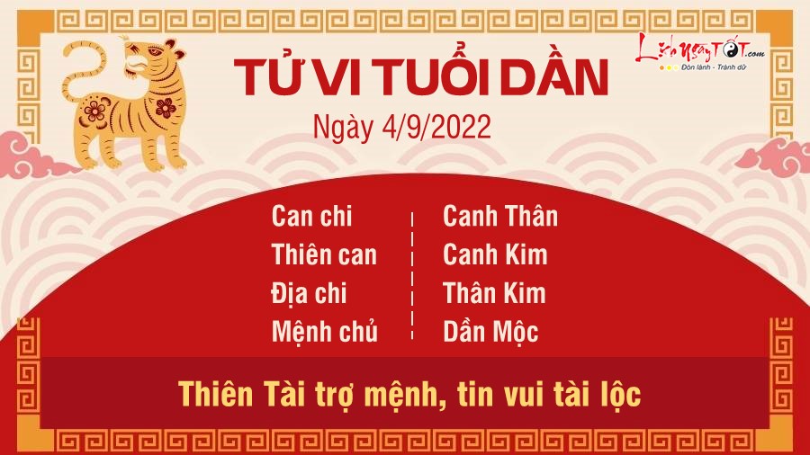 Tu vi ngay 4/9/2022 cua 12 con giap - Dan