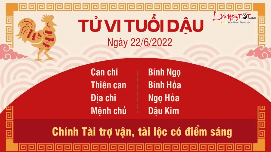 Tu vi ngay 22/6/2022 cua 12 con giap - Dau