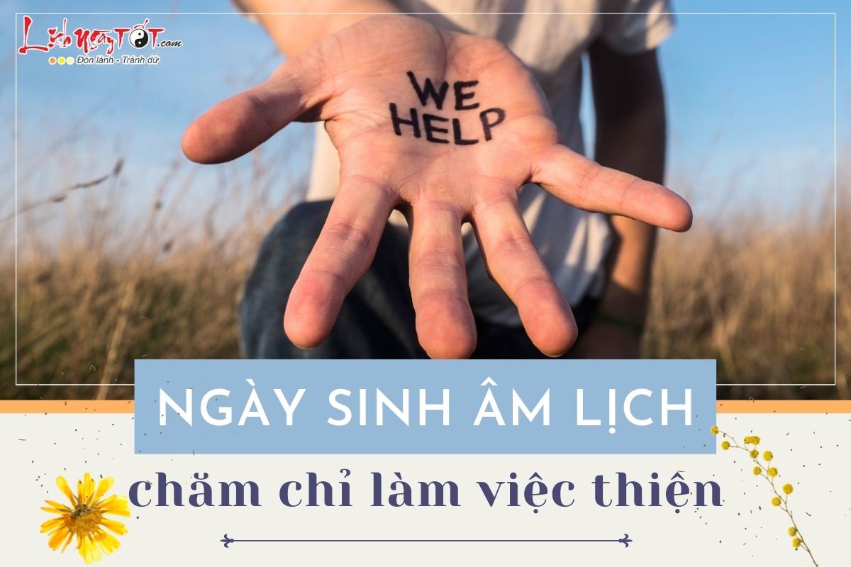 Ngay sinh am lich cham chi lam viec thien