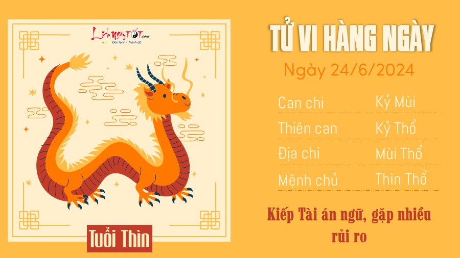 Tu vi hang ngay 24/6/2024 - Thin