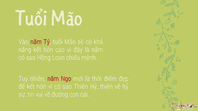 Chon nam ket hon cho nguoi tuoi Mao