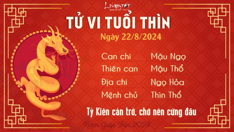 Tu vi hang ngay 22/8/2024 - Thin