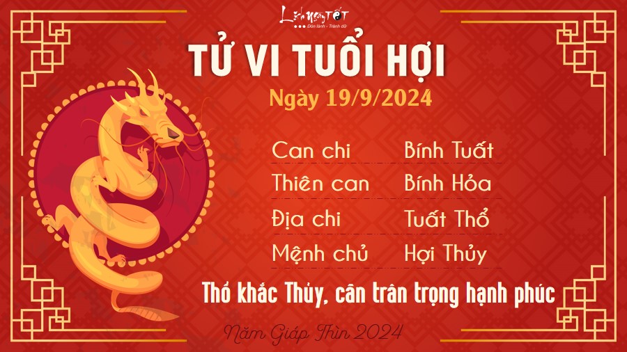 Tu vi hang ngay 19/9/2024 - Hoi